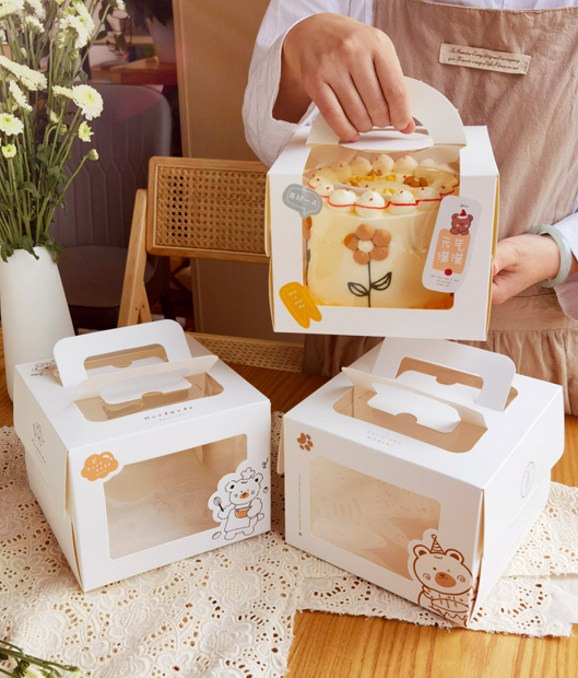 How should cake box enterprises contribute to the cause of green environmental protection?